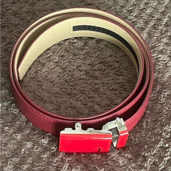 Men’s real leather belt brand new never used size 44 - Picture 2 of 7